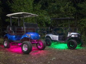 LedGlow Million Color Expandable Golf Cart Underbody Light 3